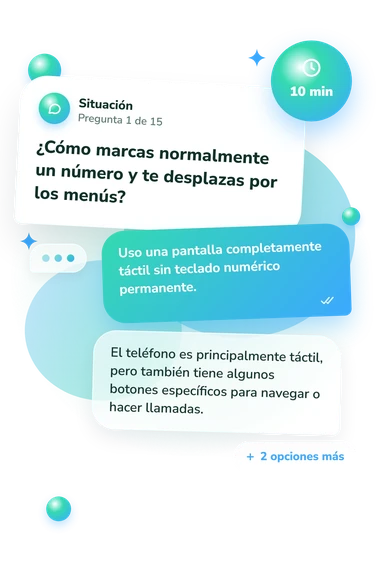 Test cuestionario: ¿Qué tipo: situación y respuestas