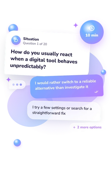 What Master's Degree Should: situation and reply bubbles