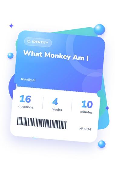 What Monkey Am I: test ticket with numbers