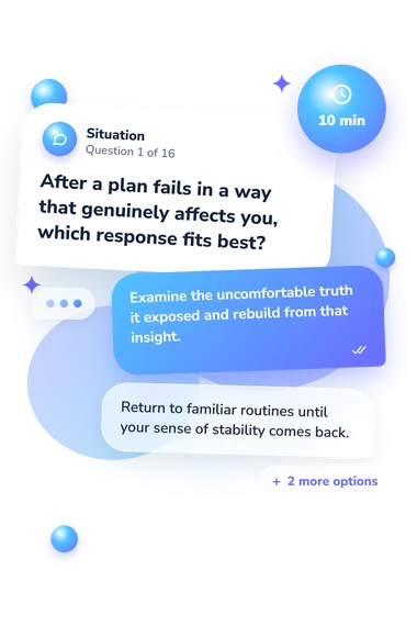 What Rock Am I: situation and reply bubbles