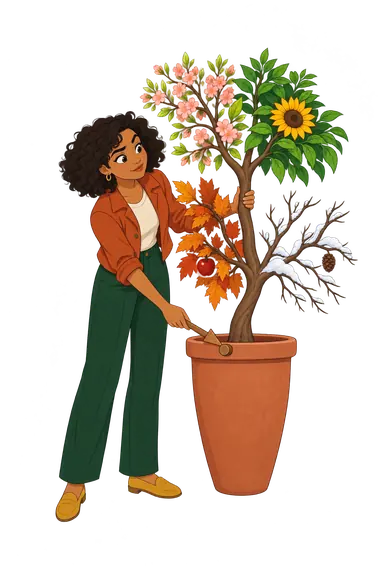 What Season Am I Quiz drawing What Season Am I Quiz illustration
