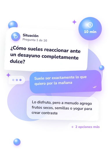 Test cuestionario: ¿Qué debería desayunar?: qué harías tú Test cuestionario: ¿Qué debería desayunar?: situación y respuestas