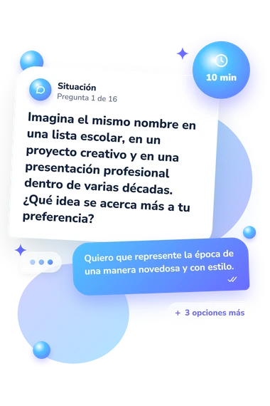 Quiz: ¿Qué nombre debería elegir?: situación y respuestas