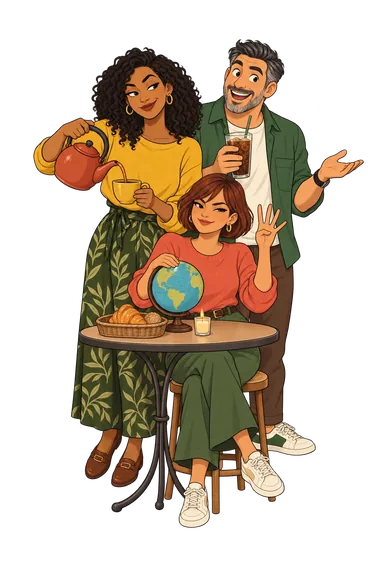 Where Am I From Quiz: friends compare habits