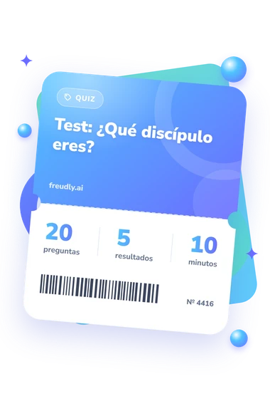 Test: ¿Qué discípulo eres?: billete del test