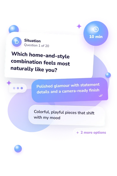 Which Kardashian Are You: what would you do Which Kardashian Are You: situation and reply bubbles