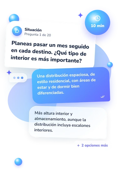 Test cuestionario: ¿Qué vehículo recreativo: qué harías tú Test cuestionario: ¿Qué vehículo recreativo: situación y respuestas