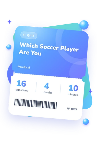 Which Soccer Player Are: test ticket with numbers