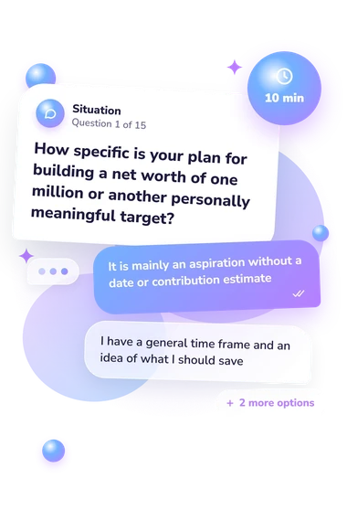 Will I Be: situation and reply bubbles