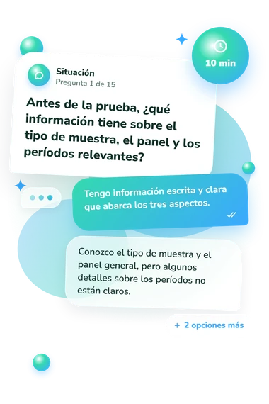 Test cuestionario: ¿Pasaré una prueba: situación y respuestas