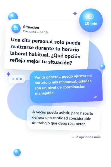 Test cuestionario sobre el equilibrio: qué harías tú Test cuestionario sobre el equilibrio: situación y respuestas