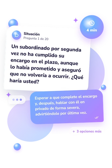 Test situaciones laborales: situación y respuestas