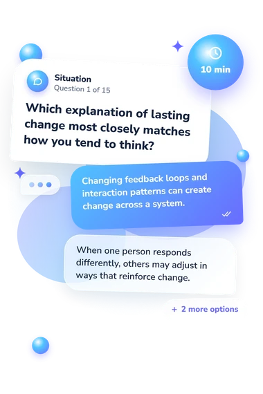 Would I Be: what would you do Would I Be: situation and reply bubbles