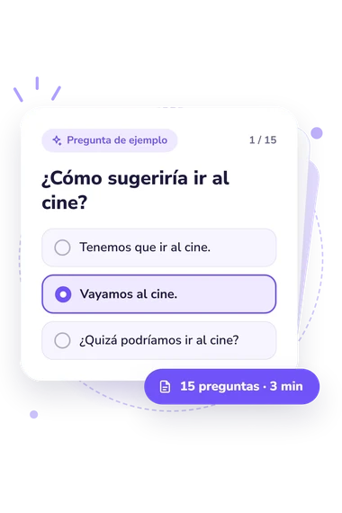 Test tu manera de comunicarte: tarjeta con pregunta