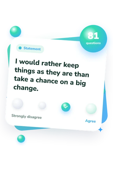 Zodiac Sign Test: from disagree to agree Zodiac Sign Test: agreement scale card